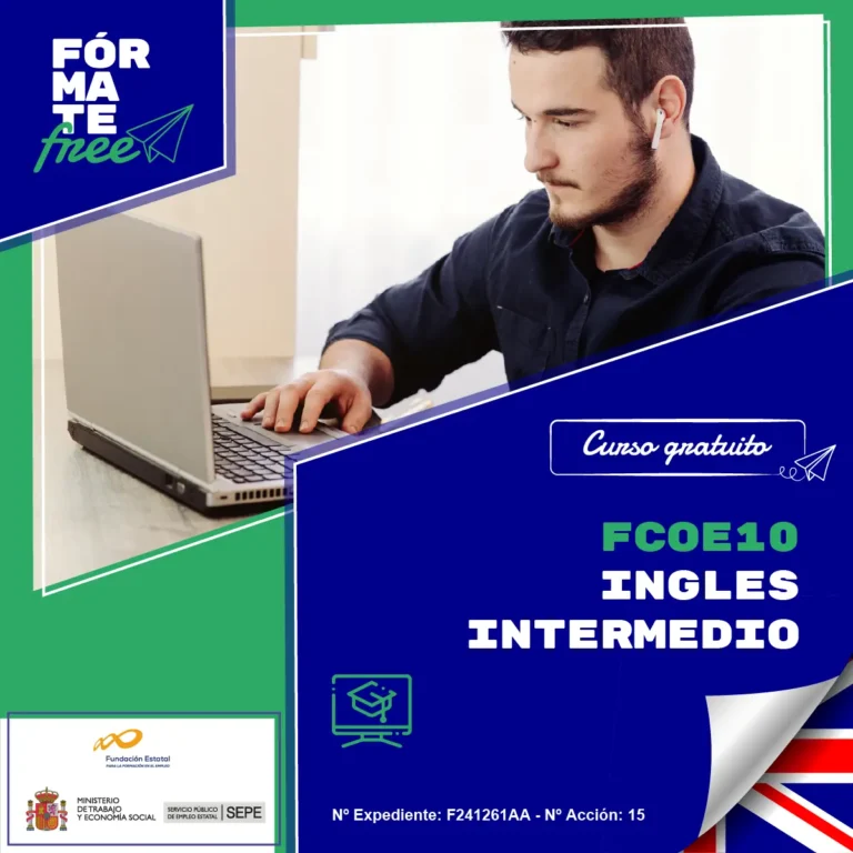 Lee más sobre el artículo FCOE10 – CURSO GRATUITO DE INGLÉS INTERMEDIO – ACCIÓN 15